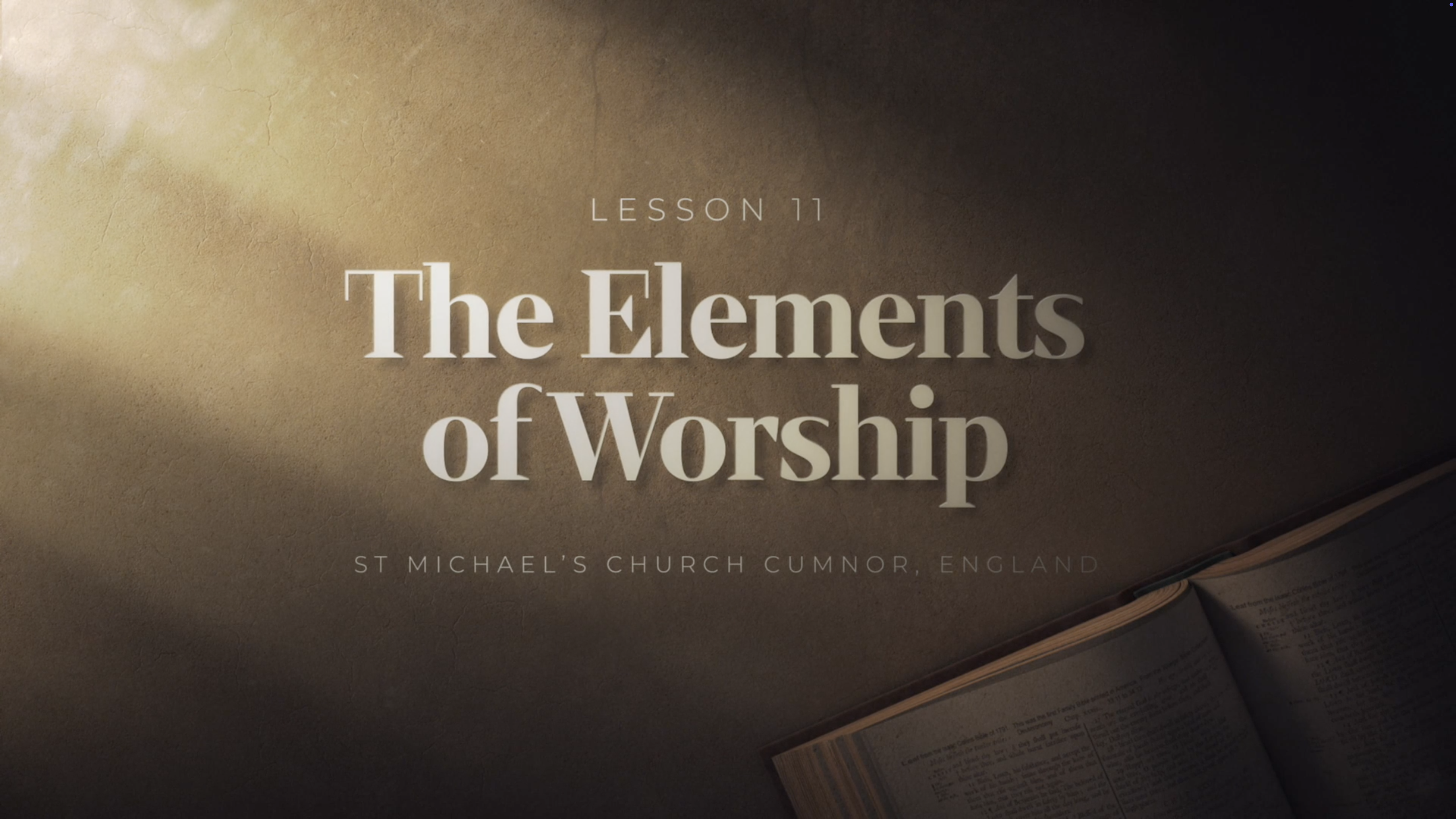 The Elements of Worship
